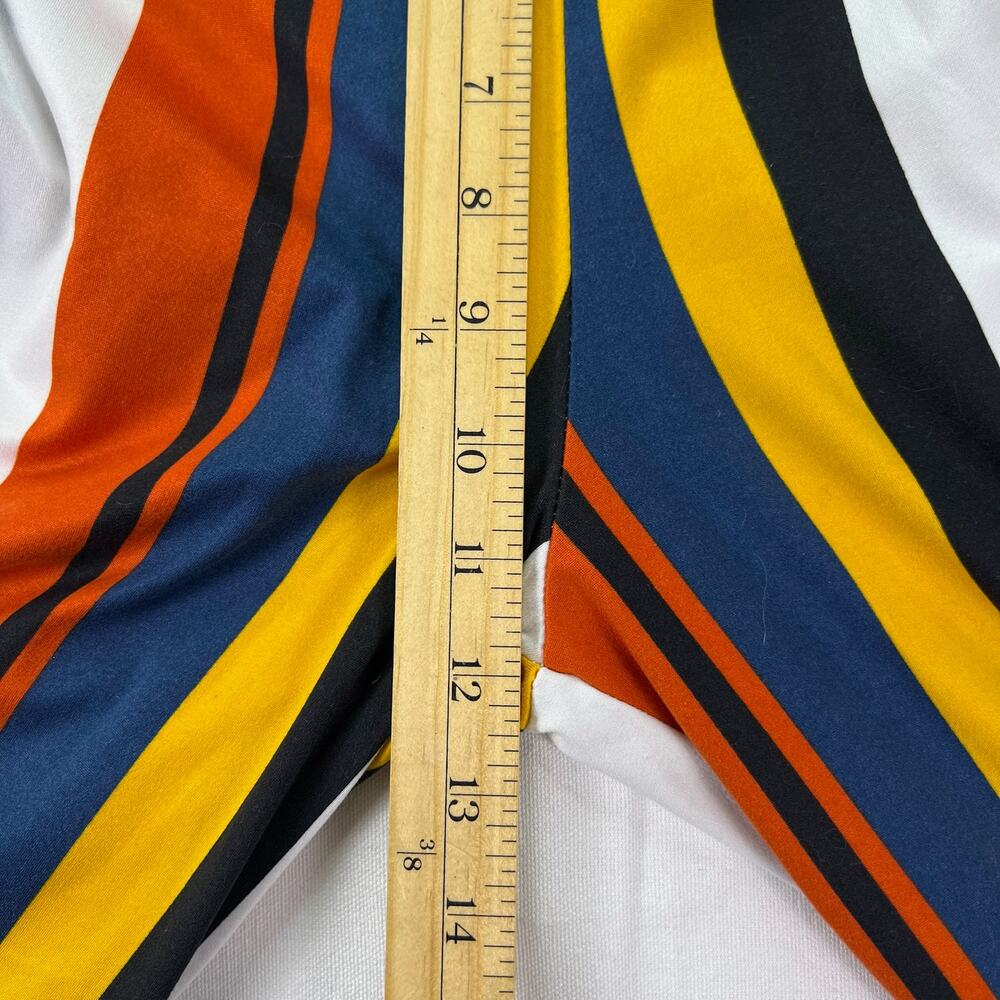 Striped Wide Leg Jumpsuit Women S Tie Front Festival Resort Multicolor Statement - Picture 11 of 15